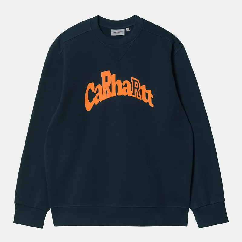 Carhartt WIP Herren-Sweatshirt Amherst – Mizar / Hokkaido