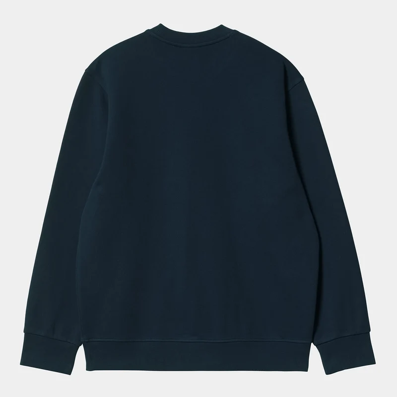 Carhartt WIP Herren-Sweatshirt Amherst – Mizar / Hokkaido