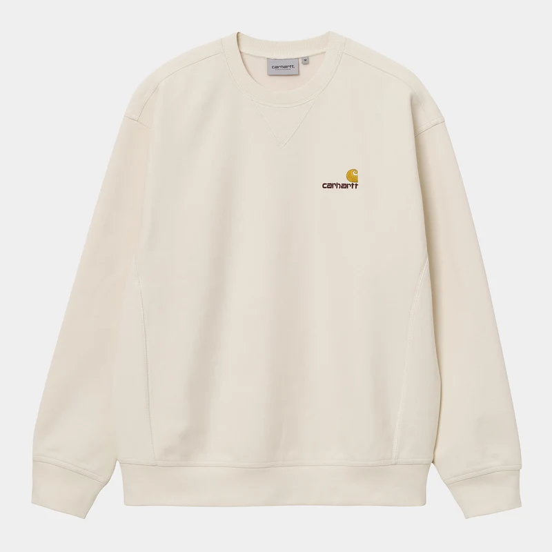 Carhartt WIP Herren American Script Sweatshirt - Natur