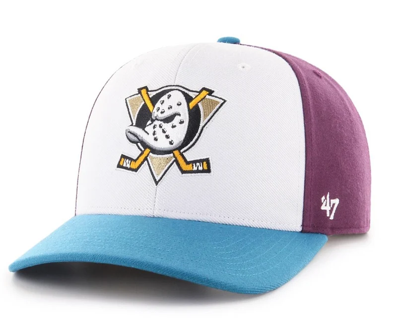 '47 Brand Unisex Anaheim Ducks Retro verstellbare Kappe – Pflaume