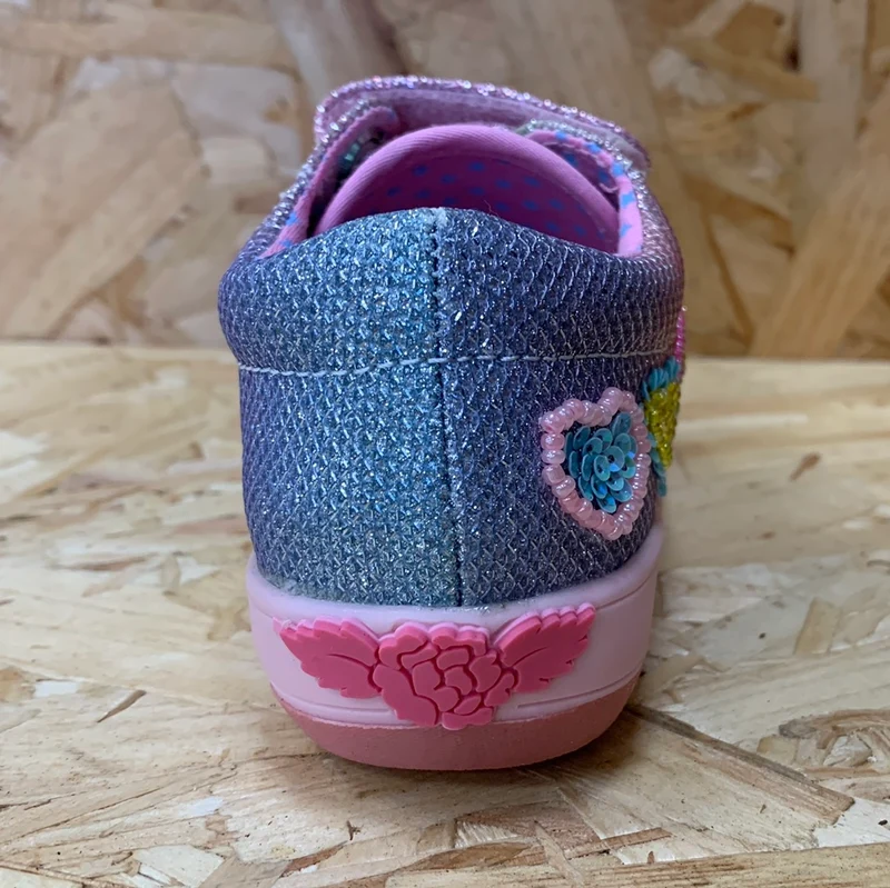 Lelli Kelly Kinder-Einhorn-Regenbogen-Trainer – Multi-Glitzer
