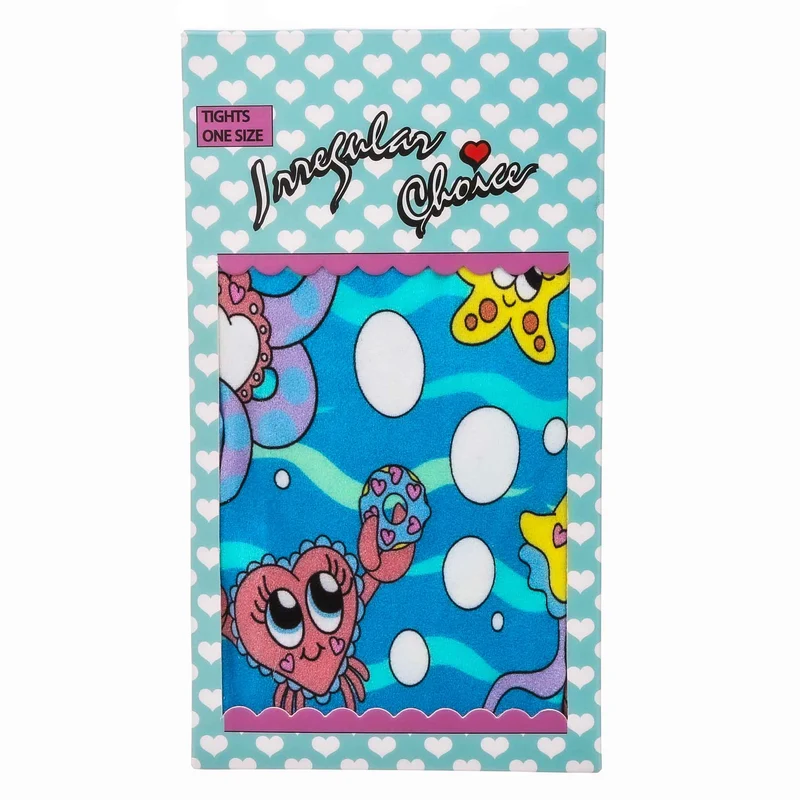 Irregular Choice Damen-Unterwasser-Partystrumpfhose – Blau