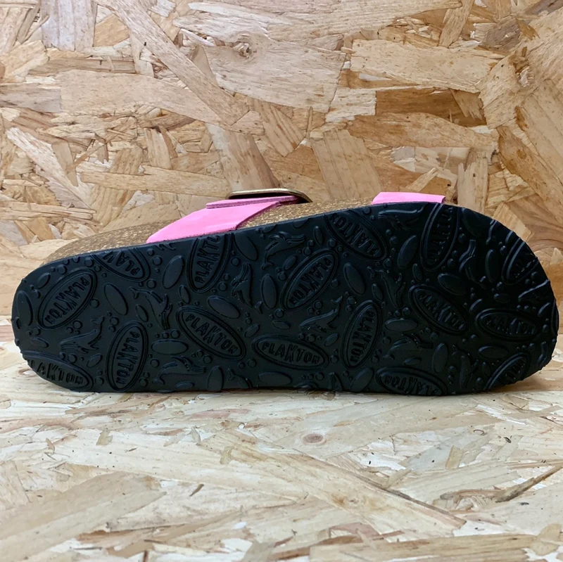 Plakton Damen-Sandale „Alicante Mid“ aus Nubukleder – Rosa