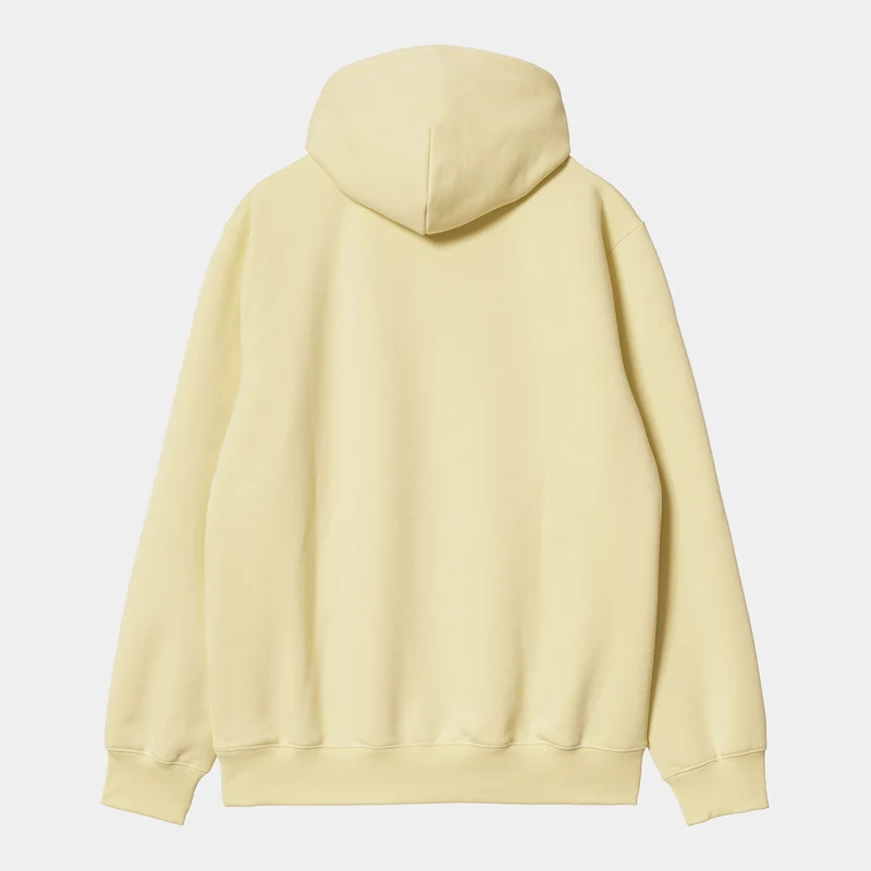 Carhartt WIP Herren Carhartt WIP Sweat-Hoodie – Sanftes Gelb / Eis am Stiel
