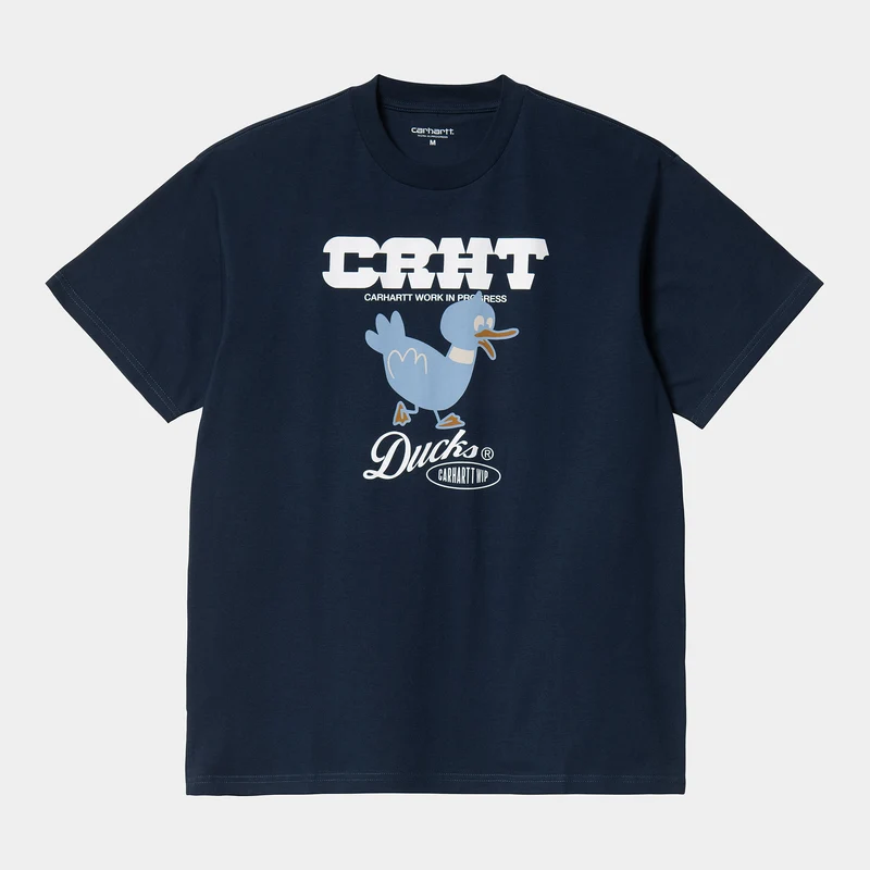 Carhartt WIP Herren CRHT Ducks T-Shirt – Blau