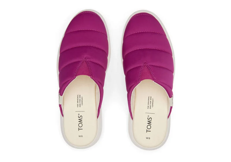 TOMS Damen Alpargata Mallow Mule Espadrille – Dunkles Fuchsia