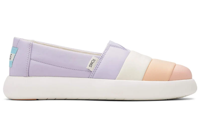 TOMS Damen Alpargata Mallow Puff Espadrille - Lavendel