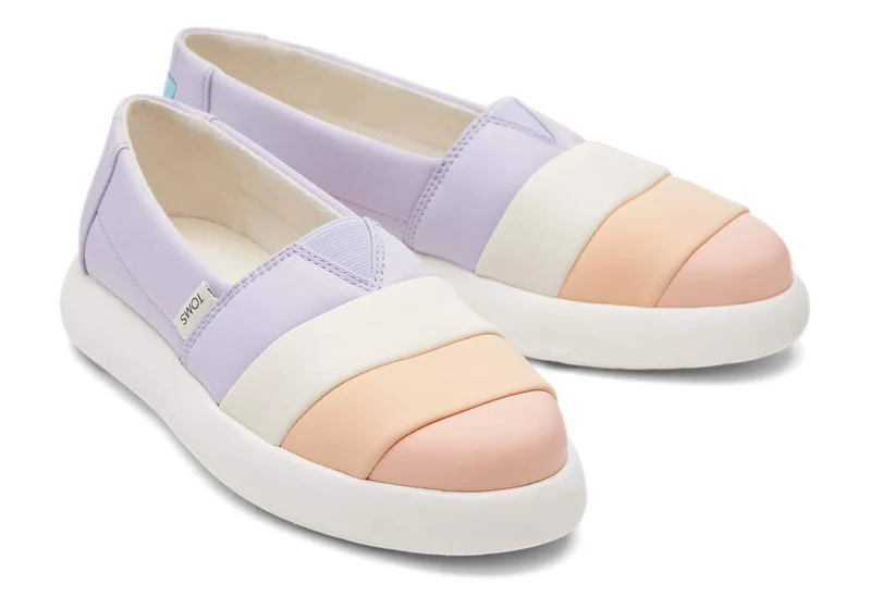 TOMS Damen Alpargata Mallow Puff Espadrille - Lavendel