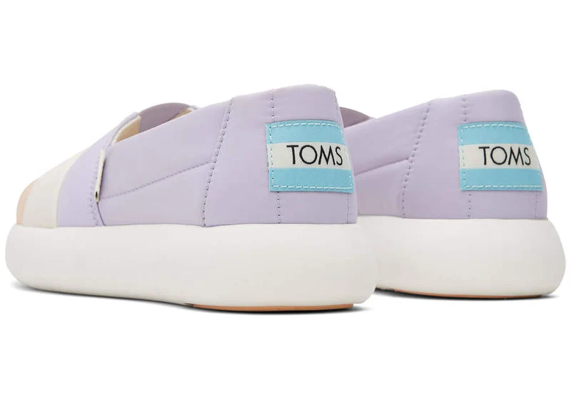 TOMS Damen Alpargata Mallow Puff Espadrille - Lavendel