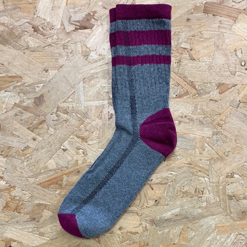 Bramble Leichte Wandersocken für Damen (3er-Pack) – Grau