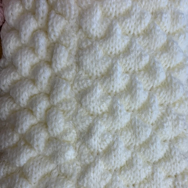 Bramble Gemütliche Popcorn-Slipper-Socke für Damen – Creme