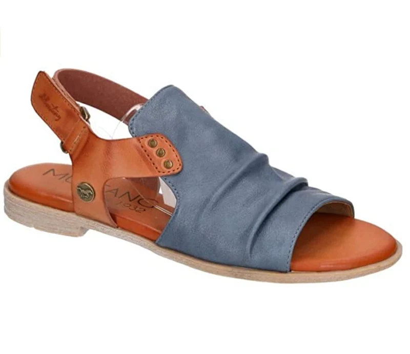 Mustang Damenmode-Sandale – Blau
