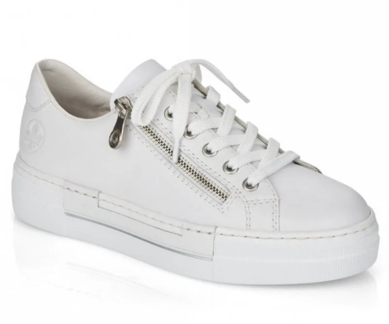 Rieker Modische Damen-Sneaker – Weiß