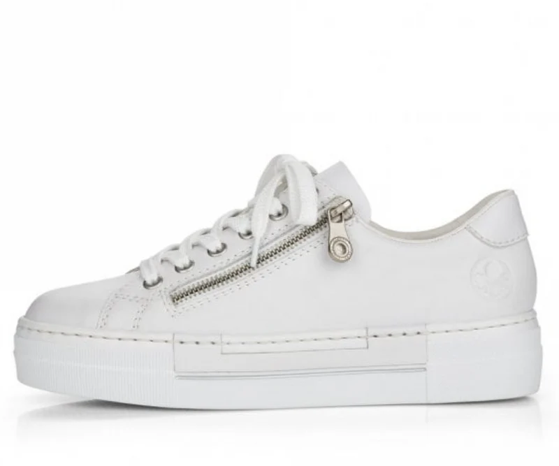 Rieker Modische Damen-Sneaker – Weiß
