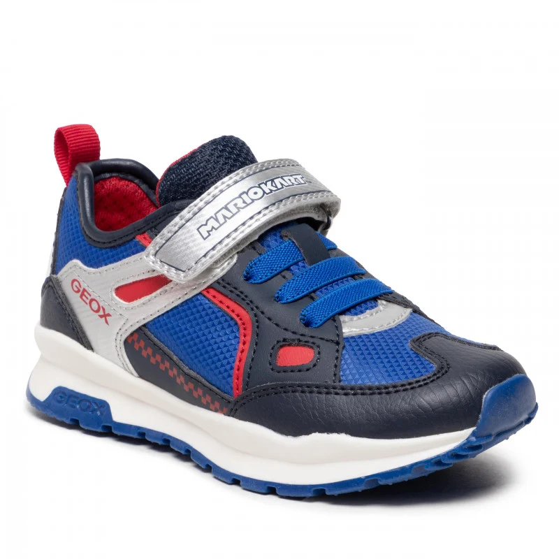 Geox Kinder Paval Super Mario Turnschuhe – Marineblau/Königsblau