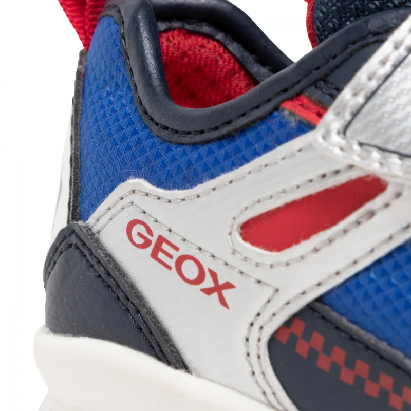 Geox Kinder Paval Super Mario Turnschuhe – Marineblau/Königsblau