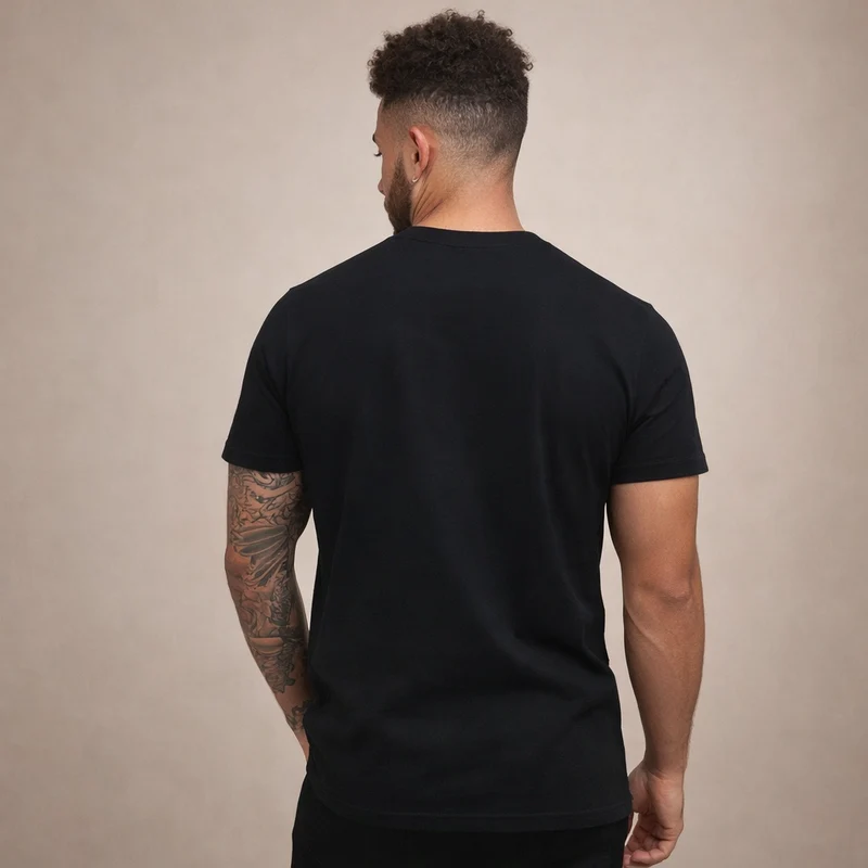 Herren-T-Shirt mit Rundhalsausschnitt und kurzen Ärmeln