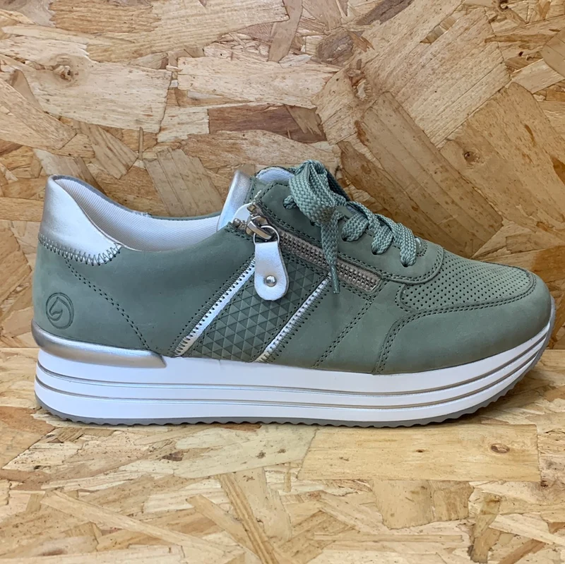 Remonte Modischer Damen-Sneaker – Grün