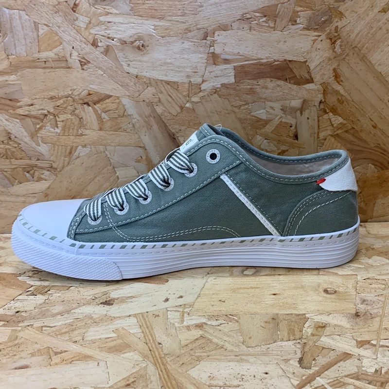Mustang Damen-Sneaker – Khakigrün