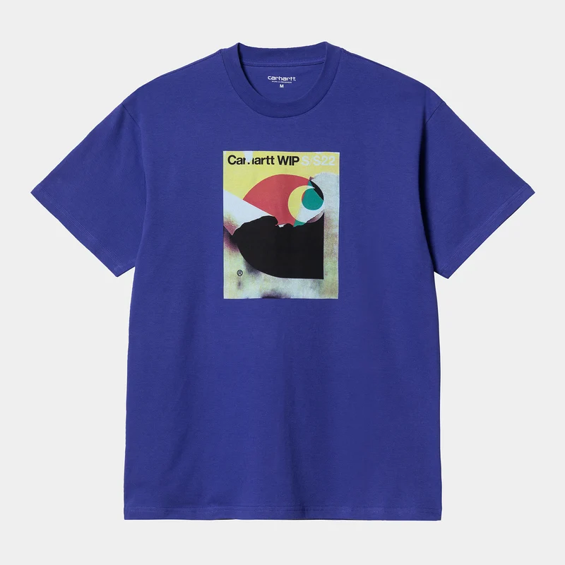 Carhartt WIP Kurzarm-T-Shirt aus Bio-Baumwolle mit Buchcover für Herren – Razzmic