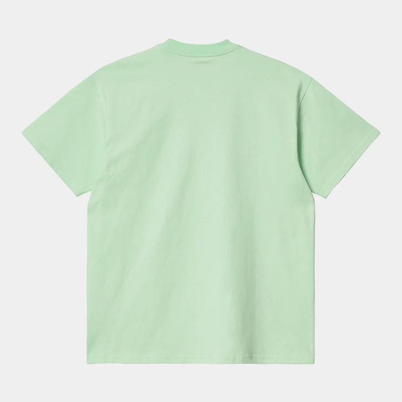 Carhartt WIP Kurzärmliges Spirit-T-Shirt aus Bio-Baumwolle für Herren – Pale Spearmint
