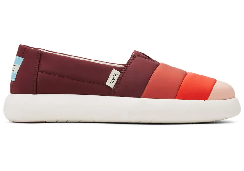 TOMS Alpargata Mallow Vegane Espadrille für Damen – Burgunderrot