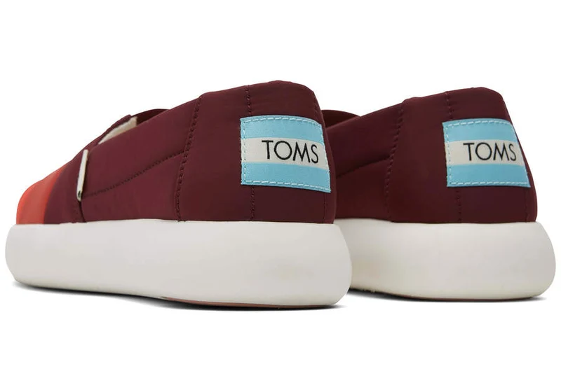 TOMS Alpargata Mallow Vegane Espadrille für Damen – Burgunderrot