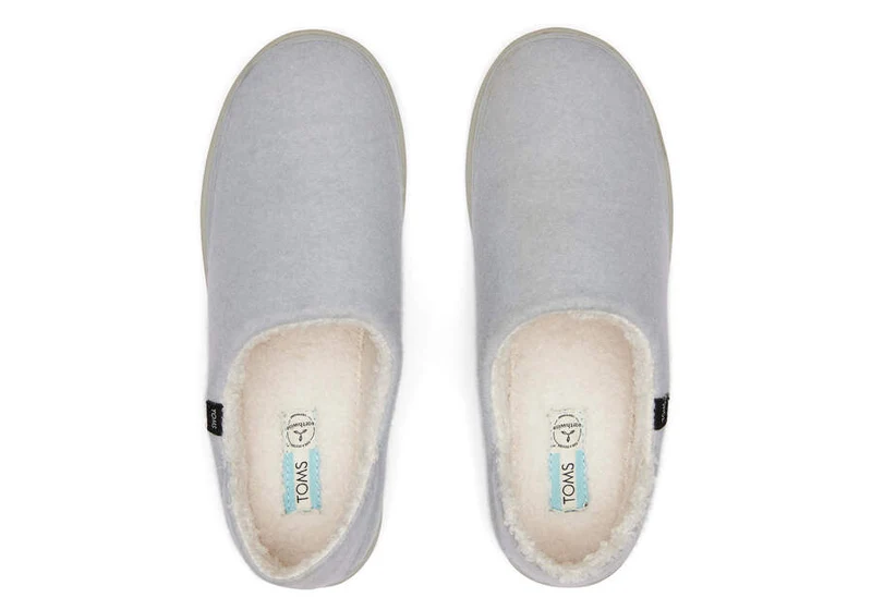 TOMS Damen Ezra Repreve Hausschuhe – Mittelgrau