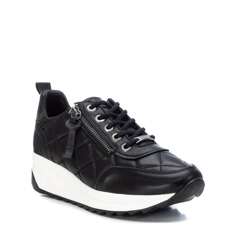 Carmela Mode-Sneaker aus Leder für Damen – Schwarz