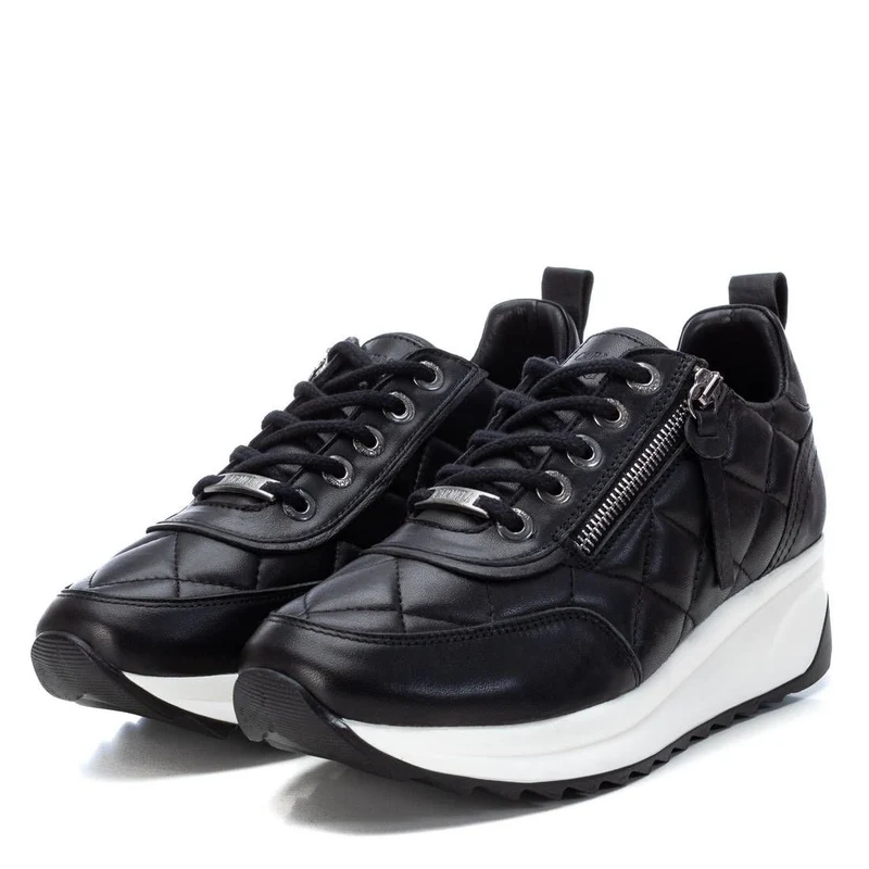 Carmela Mode-Sneaker aus Leder für Damen – Schwarz