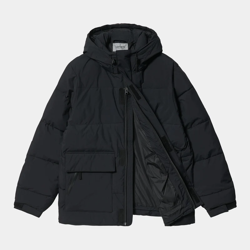 Carhartt WIP Herren Murno Pufferjacke – Schwarz