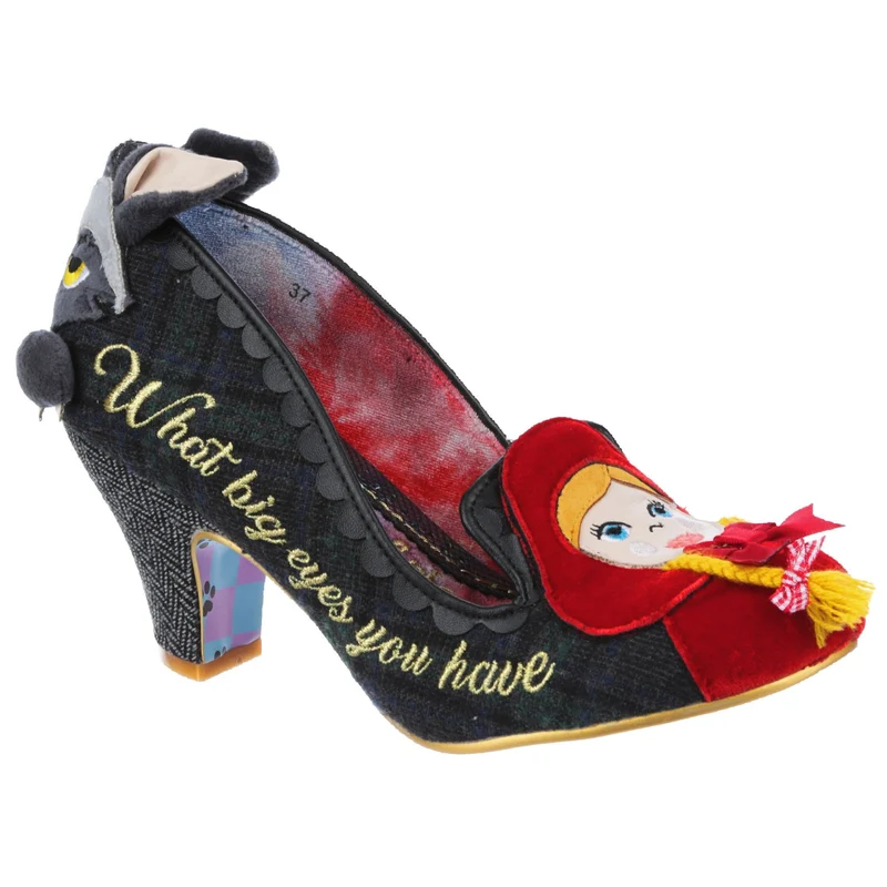 Irregular Choice Damen Visiting Grandma High Heel – Schwarz