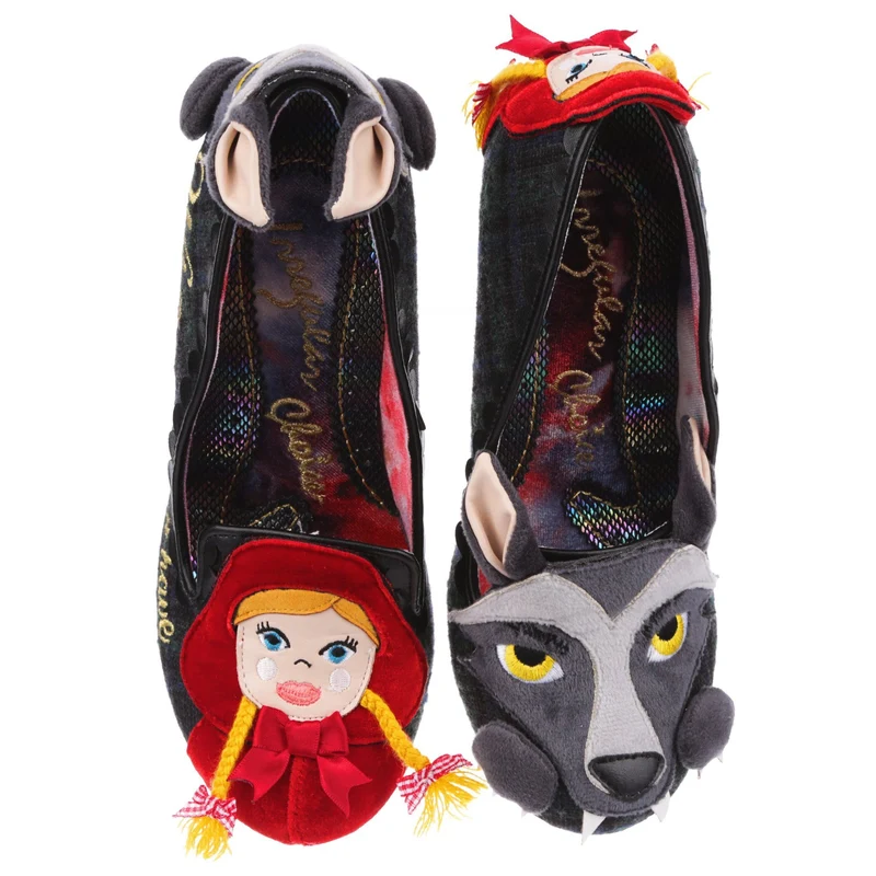 Irregular Choice Damen Visiting Grandma High Heel – Schwarz