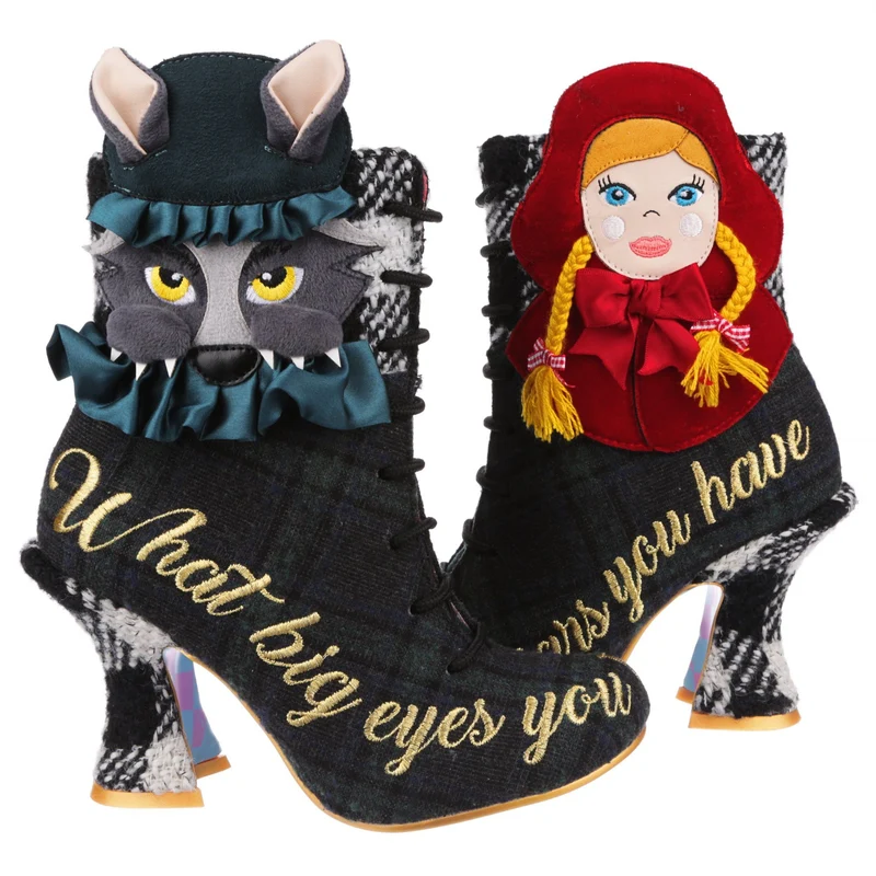 Irregular Choice Damen Little Red High Heel - Schwarz