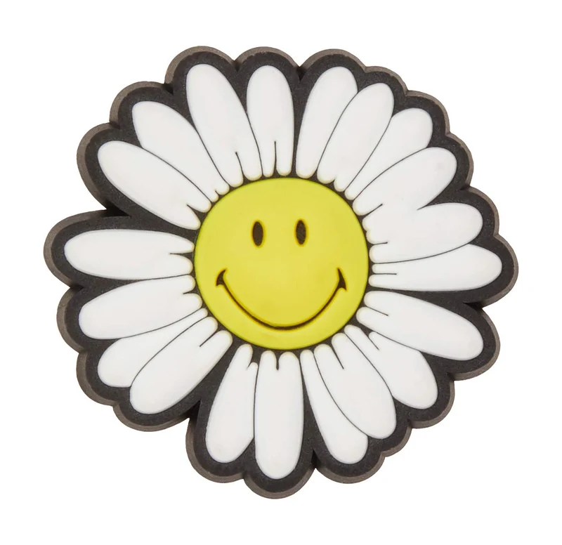 Crocs Jibbitz Smiley World Gänseblümchen-Smiley-Anhänger