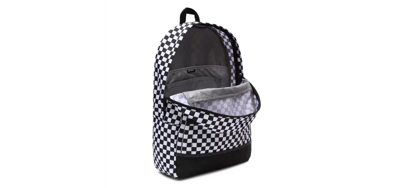 VANS Unisex Construct Skool Checkerboard Rucksack – Schwarz / Weiß