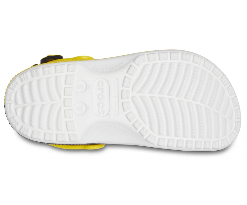 Crocs Unisex Smiley World Classic Smiley Clog – Gelb