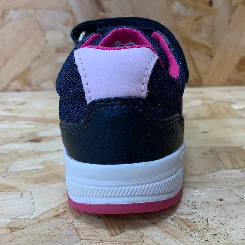 Geox Kleinkinder B Rishon GA Trainer – Marineblau/Fuchsia