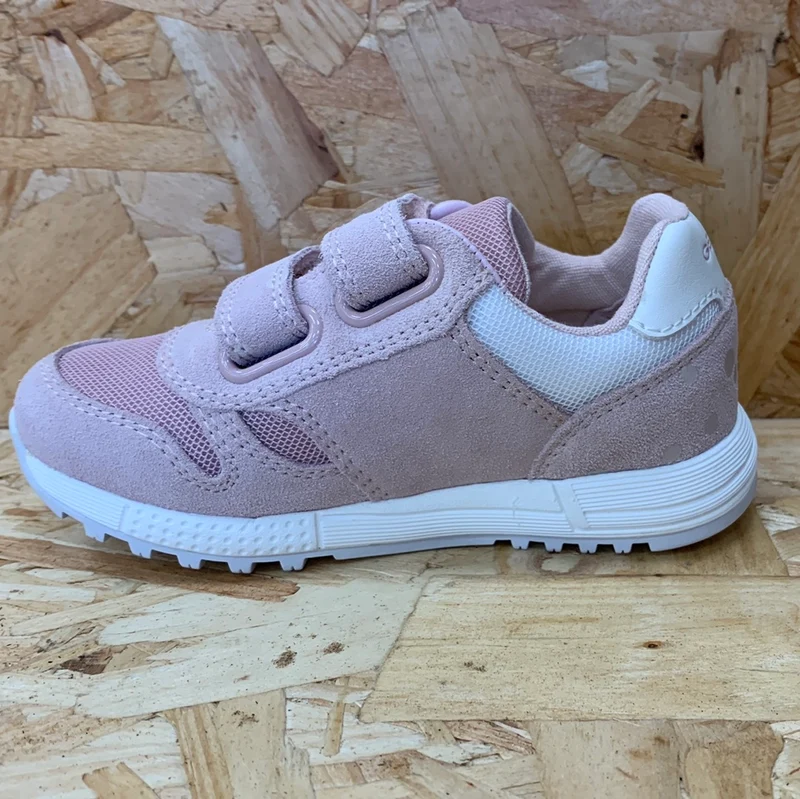 Geox Kleinkinder B Alben GA Ledertrainer – Hellrosa
