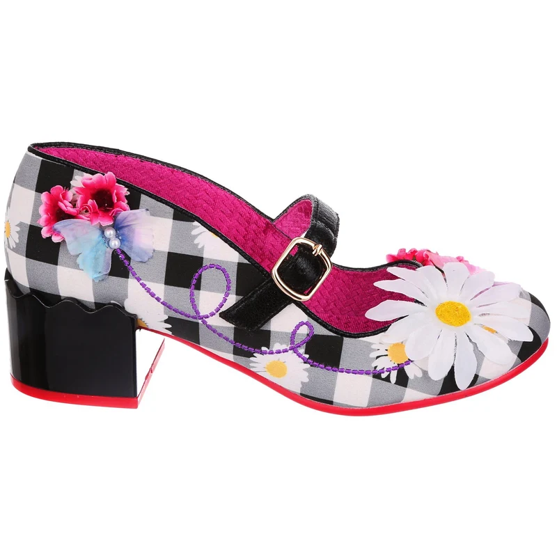 Irregular Choice Damen „Blue Skies“ Mid Heel – Schwarz