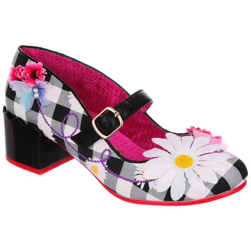 Irregular Choice Damen „Blue Skies“ Mid Heel – Schwarz