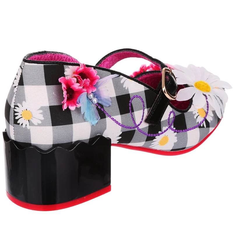 Irregular Choice Damen „Blue Skies“ Mid Heel – Schwarz
