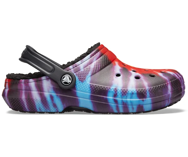 Crocs Unisex-Klassiker Lined Clog - Batik / Schwarz