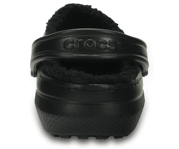 Crocs Unisex-Klassiker Lined Clog - Schwarz / Schwarz