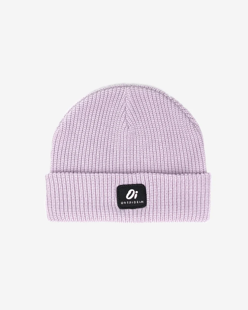 Outside In Unisex-Lavendel-Rippmütze – Lavendel