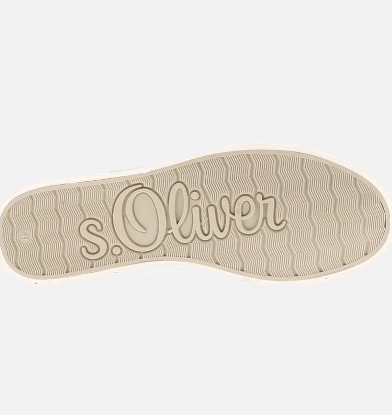 S.Oliver Damen Slip On Canvas Trainer - Creme