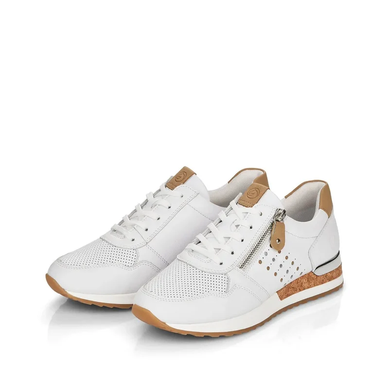 Remonte Modische Damen-Sneaker – Weiß