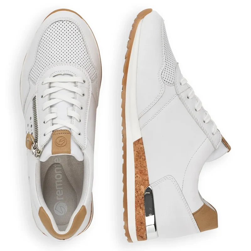 Remonte Modische Damen-Sneaker – Weiß