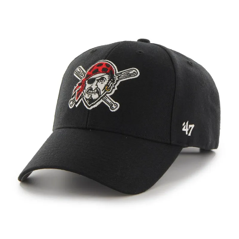 '47 Brand Unisex Pittsburg Pirates Cap – Schwarz