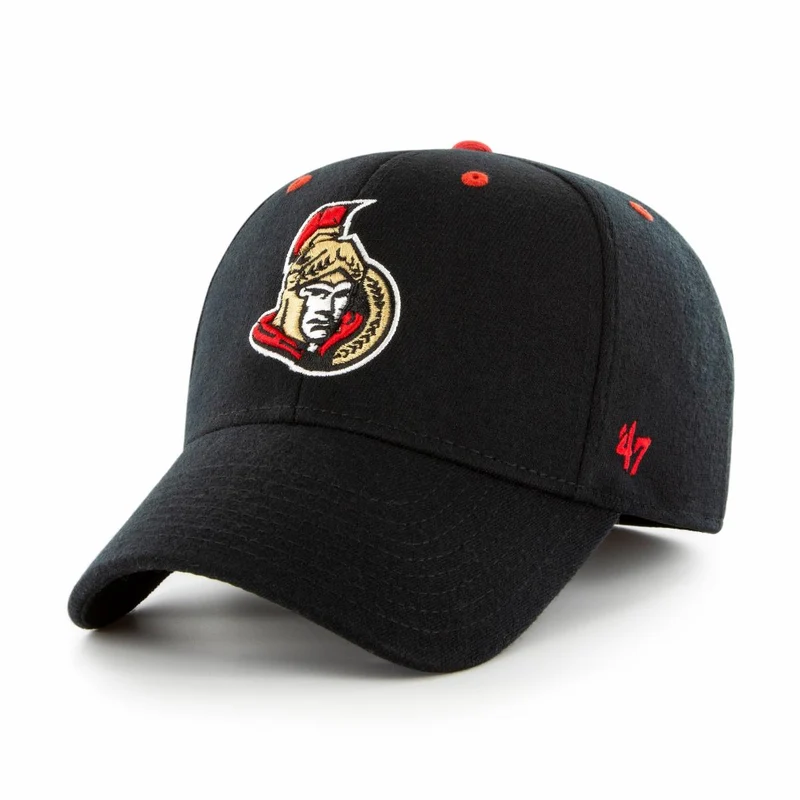 '47 Brand Unisex Ottawa Senators Stretch Fit Cap – Schwarz